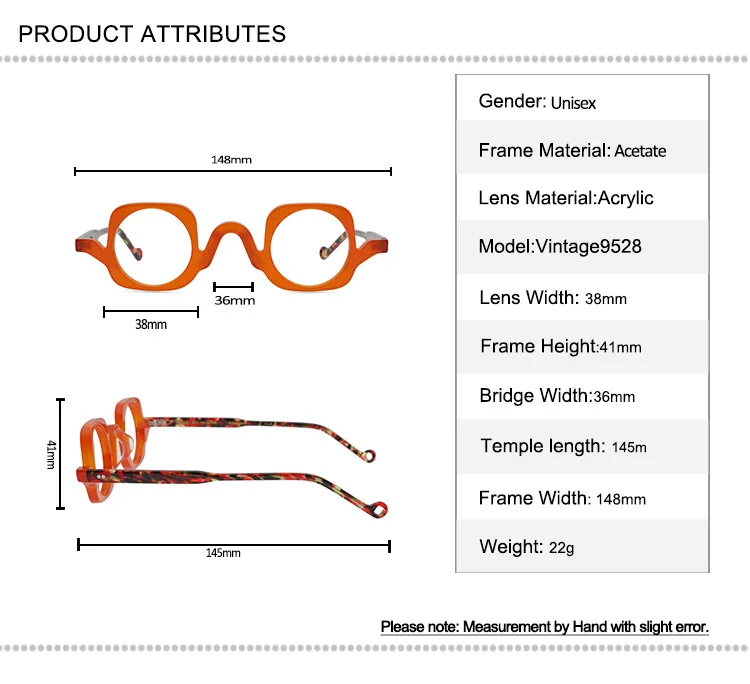 

Acetate Square Glasses Frame Vintage Men Full Rim Optical Eyewear Brand Designer Prescriptino Myopia Eyeglasses Women Spectacle