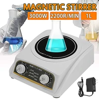 220v 3000w 2200rpm magnetic stirrer plate mixer lab stirrer thermostat agitator mixer lab equipment 1000ml with stir bar