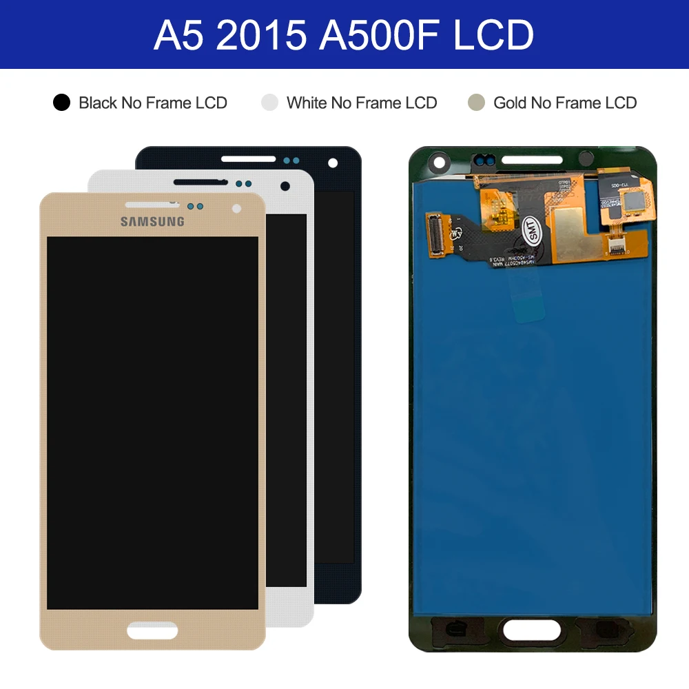ЖК-дисплей 5 0 ''для Samsung Galaxy A5 2015 A500 A500F A500M Замена ЖК-дисплея сенсорный экран