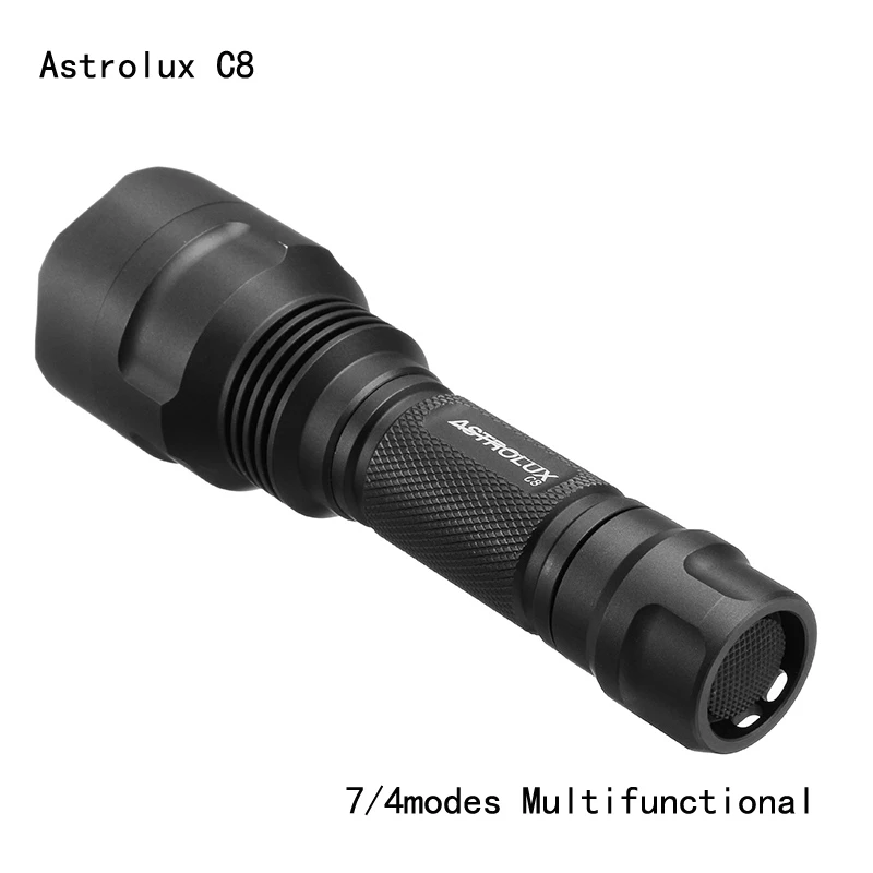 Astrolux C8 XP-L HI 1300 люмен 7/4 режима A6 драйвер тактический EDC светодиодный