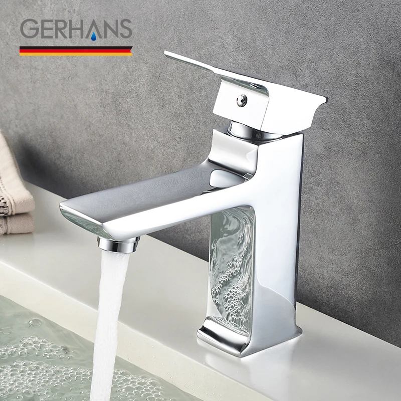 GERHANS Faucet K11008 Смеситель для умывальника Цвет: Хром|Смесители бассейна| |
