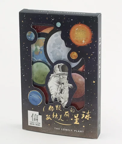 143mmx93mm nice planet paper postcard(1pack=30pieces)