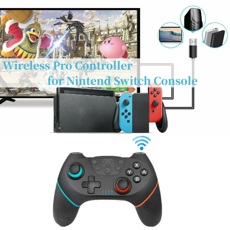 Беспроводной игровой контроллер для Nintendo Switch Bluetooth геймпад Ns джойстик|Джойстики|