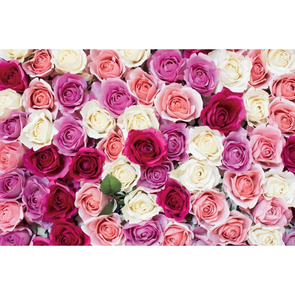 Фон для фотосъемки Yeele с изображением свежих цветов роз ярких цветов|Фон