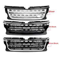 for land rover lr4 discovery 4 2014 2015 2016 car front bumper racing grill honey comb mesh grille abs 3 versions w logo