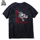 Мужская футболка COOLMIND, из 100% хлопка, с принтом дракона, с круглым вырезом