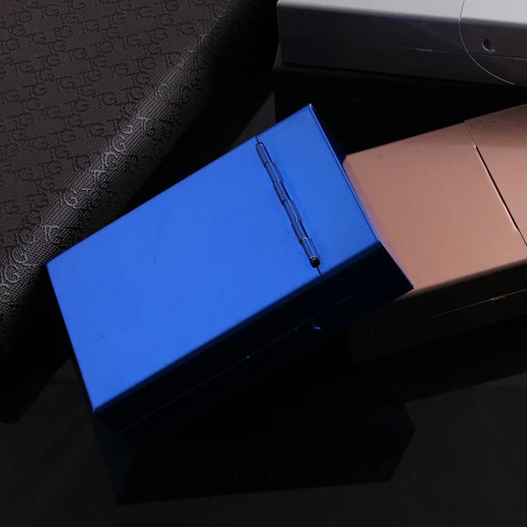 1 шт. алюминиевый чехол для сигарет сигарета держатель табака карманная коробка