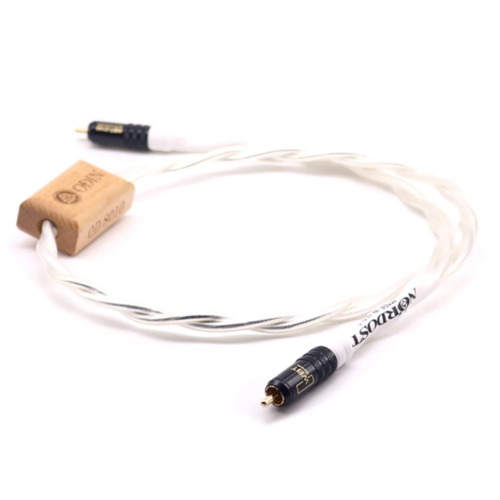 Nordost Odin опорный 75 Ом Цифровой коаксиальный аудиокабель с позолоченным штекером RCA