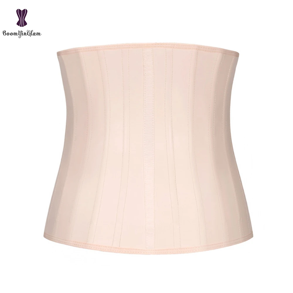 Women's Waist Trainer 25 Steel Boned Black Nude Latex Underbust Corset Training Cincher Shaper 950# | Женская одежда