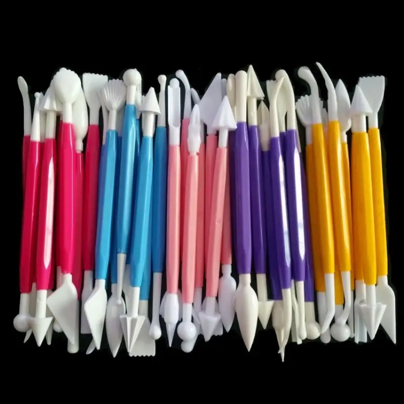 8 шт. нож для резьбы по помадке инструмент украшения торта выпечки сахарного