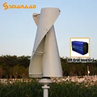 Вертикальный генератор с постоянными магнитами, 600 Вт, 3-фазный, 12 В, 24 В, 48 В, с автономным инвертором