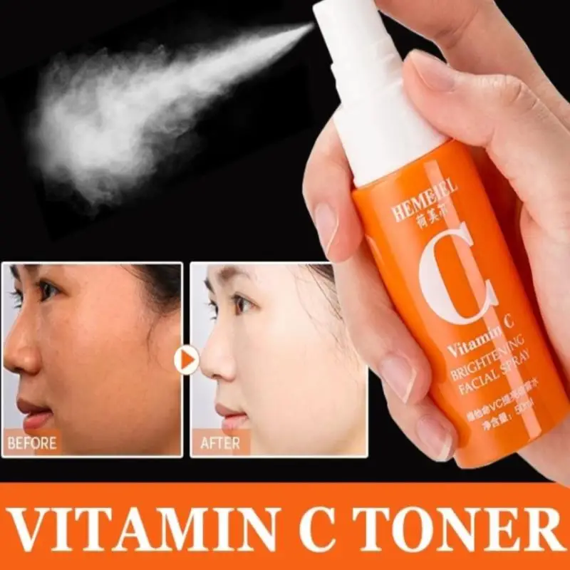 

50ml Pure Vitamin C Spray Moisturizing Whitening Control Oil Face Shrink Pores