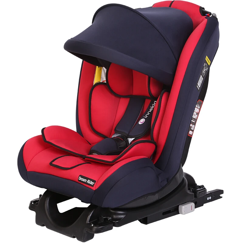 Innokids car child safety seat baby seat ik-05 two way can sit in ISOFIX hard interface for ages 0-12 lucky red