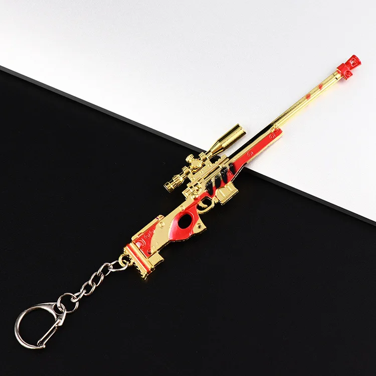 PUBG брелок популярная игра висячий кусок еды курица пистолет Модель 98K подарок для