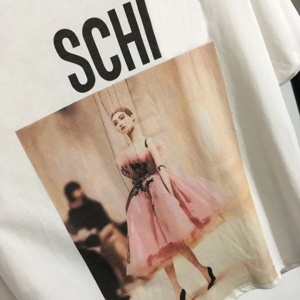 

Top Brands Fashion Classic Casual Sexy & Personality Short Sleeve Printing Letter For Women Summer Casual Short Sleeve Top 3652