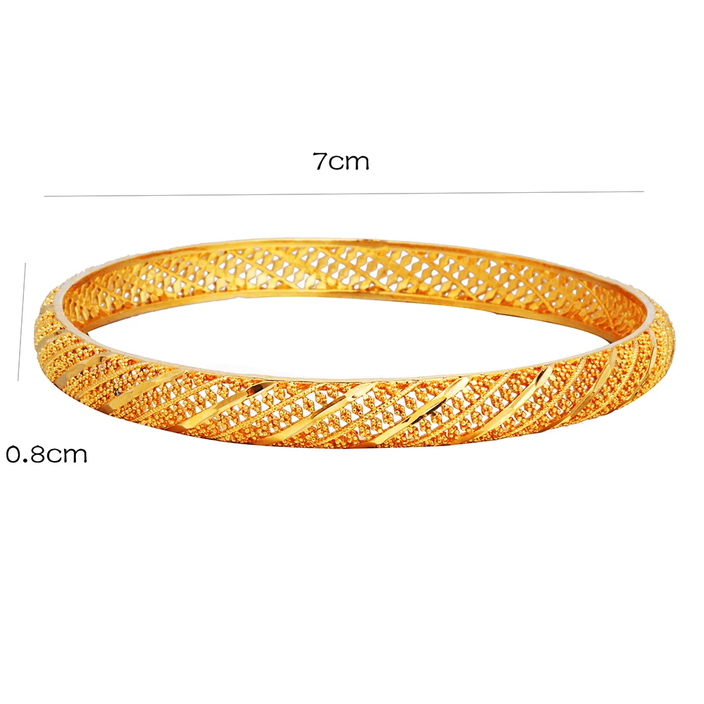 Ethlyn 4 шт./лот свадебные браслеты золотого цвета для женщин невесты