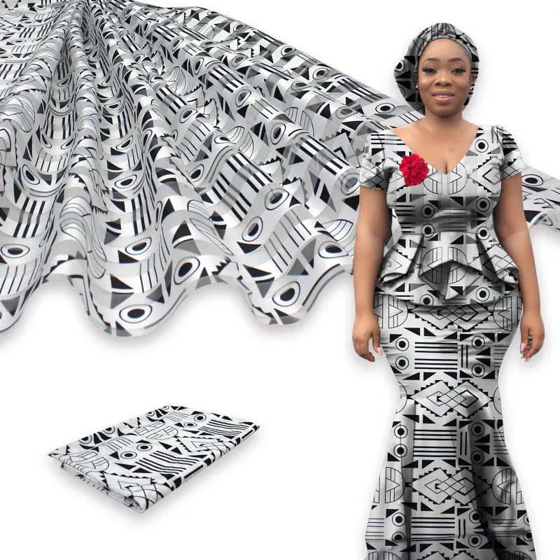 

2020 high quality silk wax hot sale african wax print design organza silk wax fabrics ribbon material for wedding dress