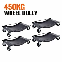 450kg capacity car removal trolley automobile front wheel mobile seat 19kg per set repairing moving car jack manual operate
