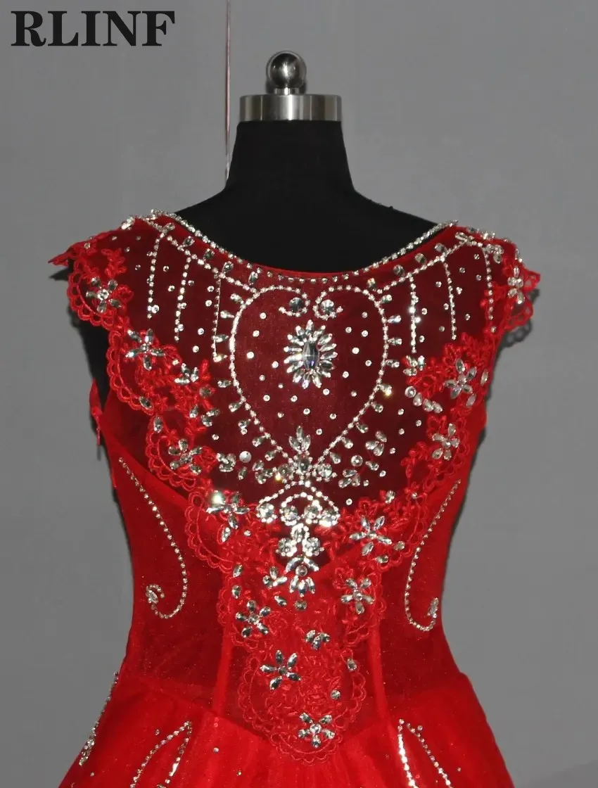 

Amazing Red Beading Cap Sleeves Sheer Lace A Line Custom Wedding Dresses Bridal Gowns