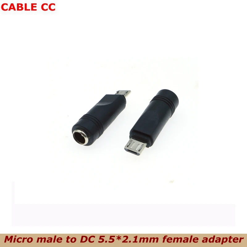 Лучшая цена DC 5 В 5*2 1 мм разъем мама к Micro USB штекеру Разъем питания постоянного
