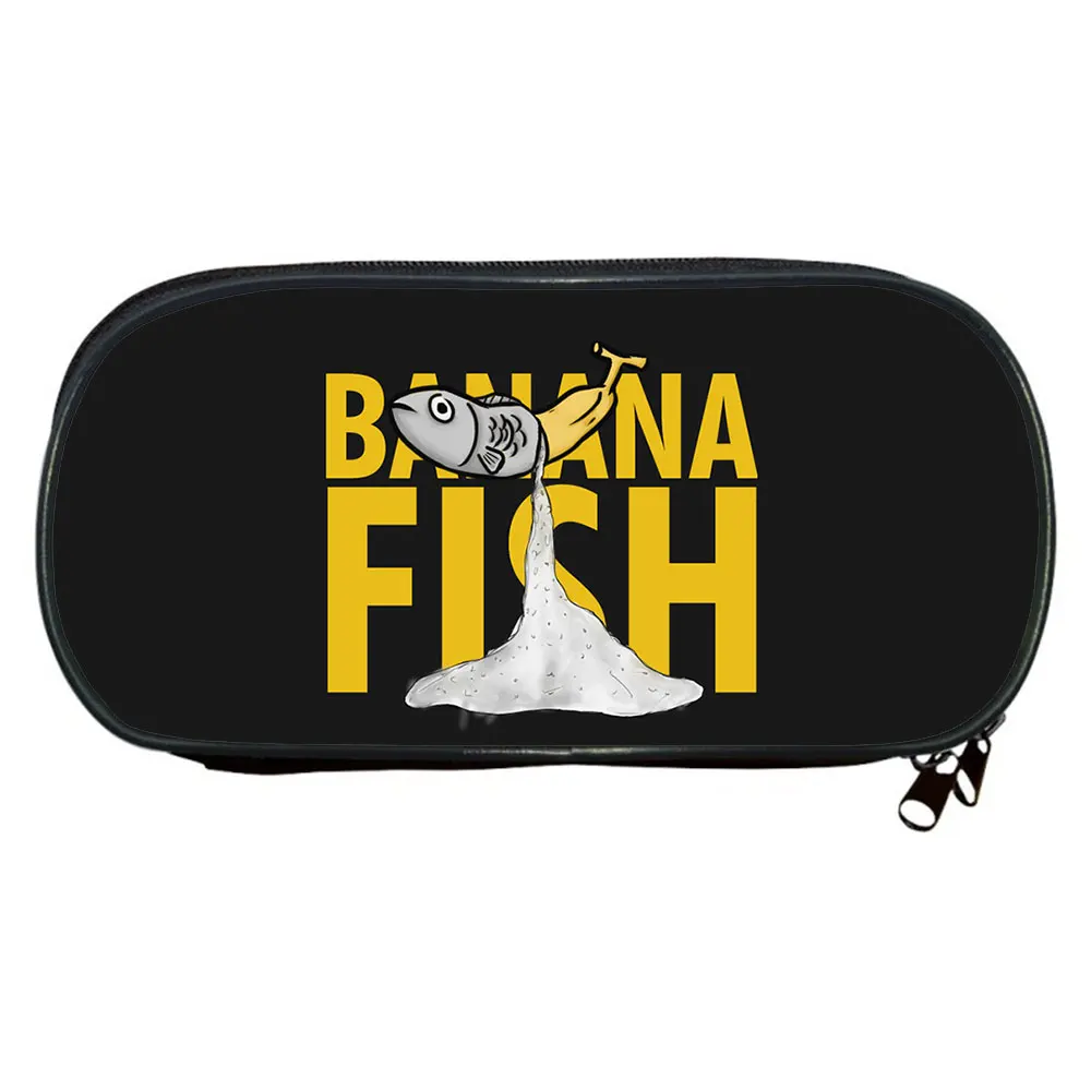 

Banana fish Girl's cosmetic case boy's pencil case children's school supplieschildren's student pencil case. Custom logo