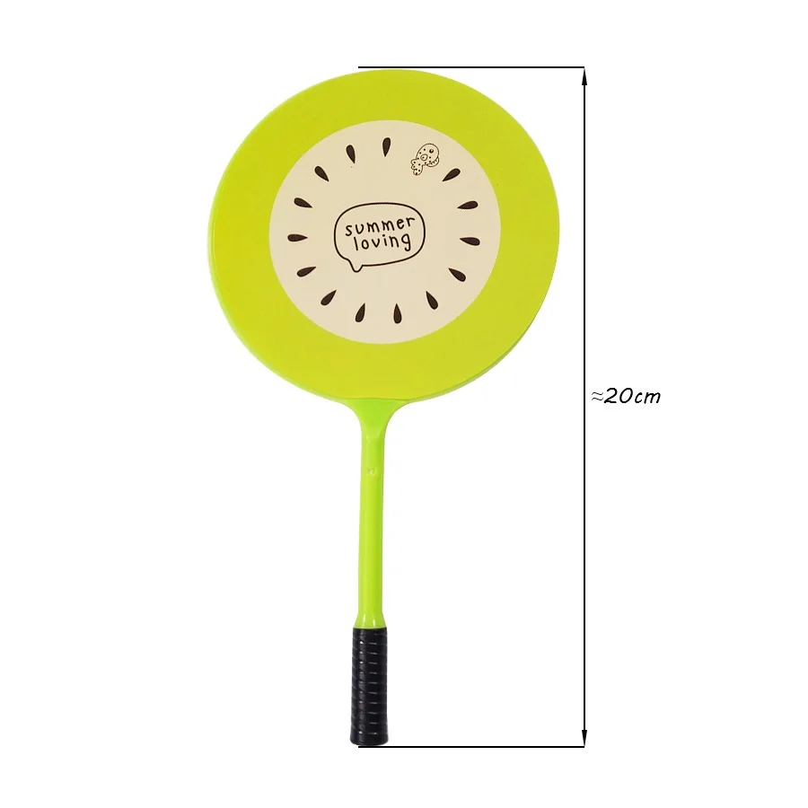 24 шт./лот уникальная круглая цветная шариковая ручка в форме фрукта веера для