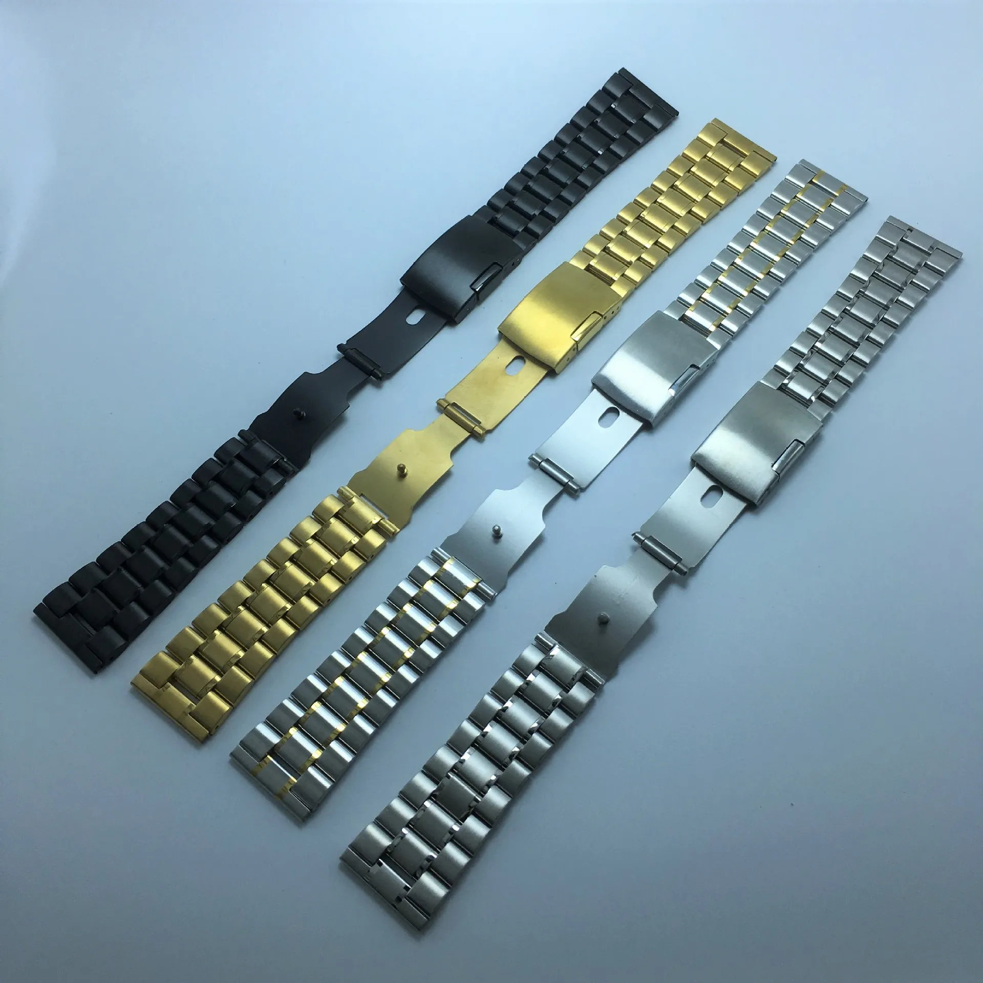 14 16 18mm 19mm 20mm 21mm 22mm 24mm 26mm Watchband Stainless Steel Bracelet Wrist Strpas For Seiko Huawei gt2 Smart Watch Band images - 6