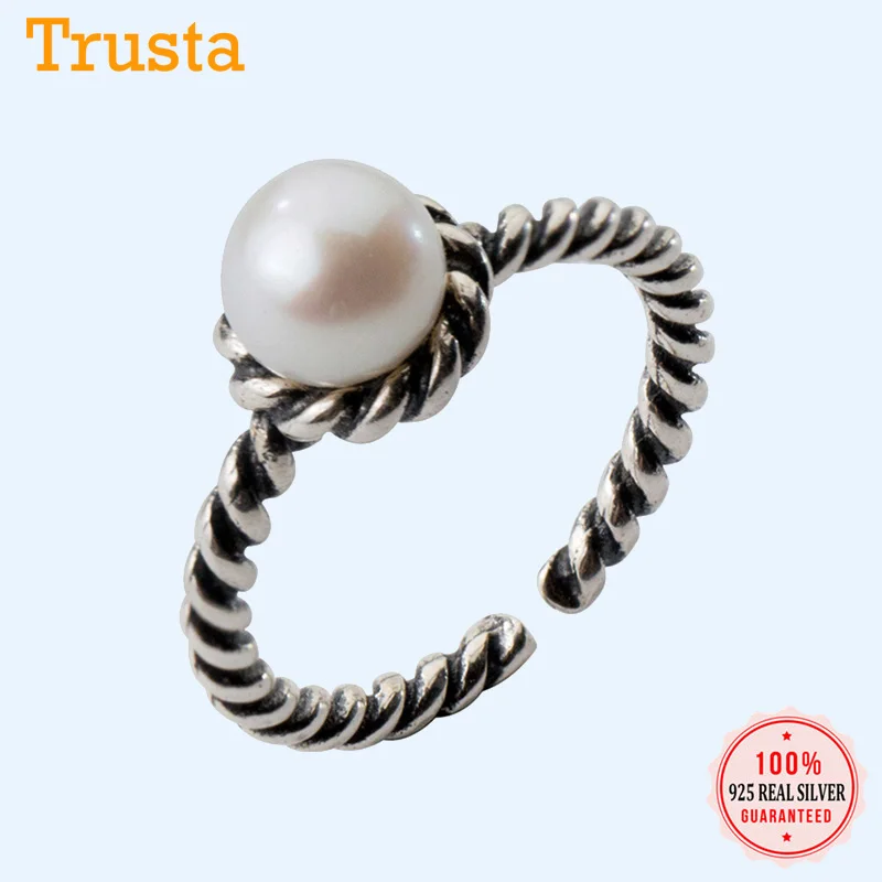 Женское кольцо для коктейлей Trustdavis серебряное из тайского стерлингового серебра