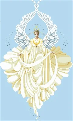 

LL43 Peace Angel Counted Cross Stitch 11CT 14CT 18CT Cross Stitch Kits Embroidery Needlework Sets