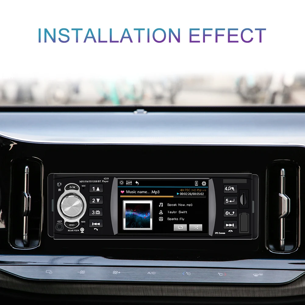 MP5-плеер с поддержкой Bluetooth 4 2 автозапчасти автомобильный радиоприемник 1 Din