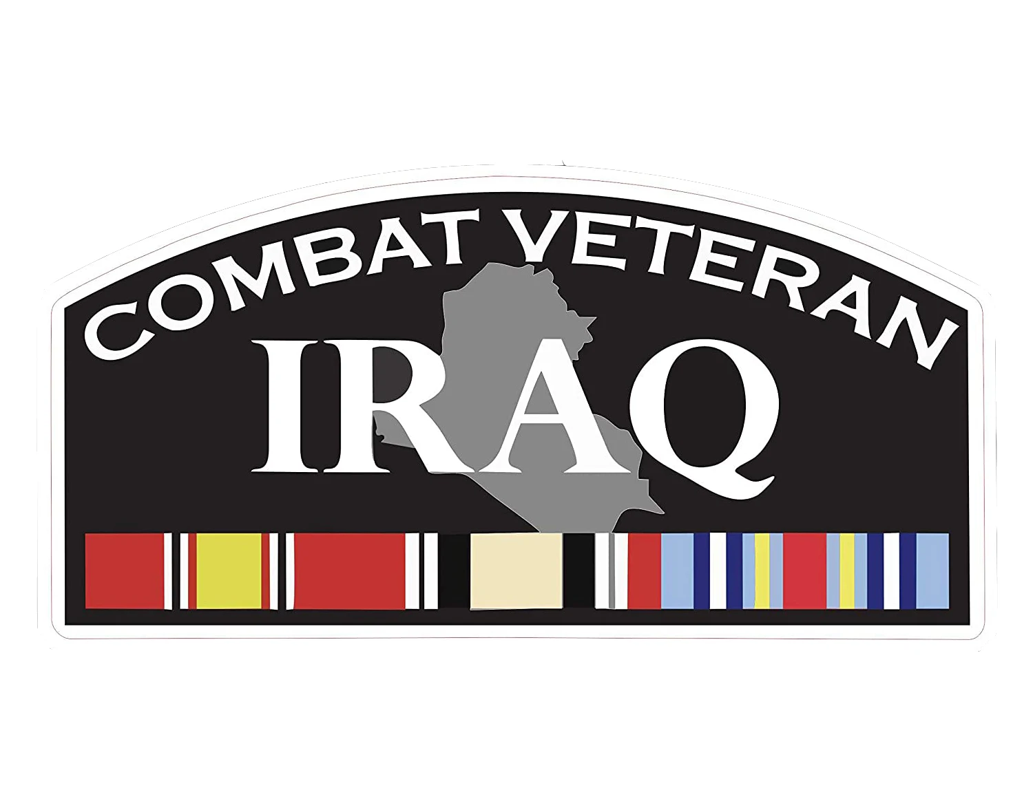 

Combat Veteran Iraq Sticker 8" Window Bumper Truck Car Vinyl Decal Compaing War Iraq US Army