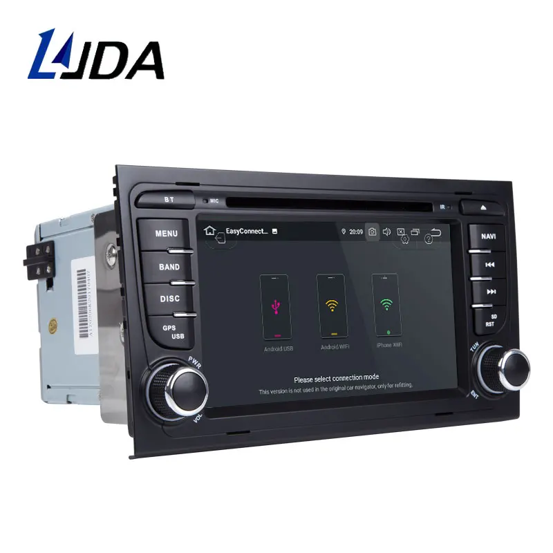 GPS навигатор LJDA 2 din для Audi A4 S4 RS4 2002 2003 2004 2005 2006 2007 2008 автомобильный DVD плеер