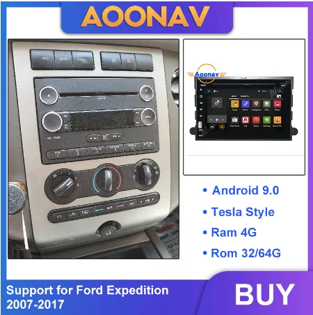 

Автомагнитола 2 Din на Android для Ford, Мультимедийный проигрыватель с сенсорным экраном, стерео, сенсорным экраном, Android, 2007-2017