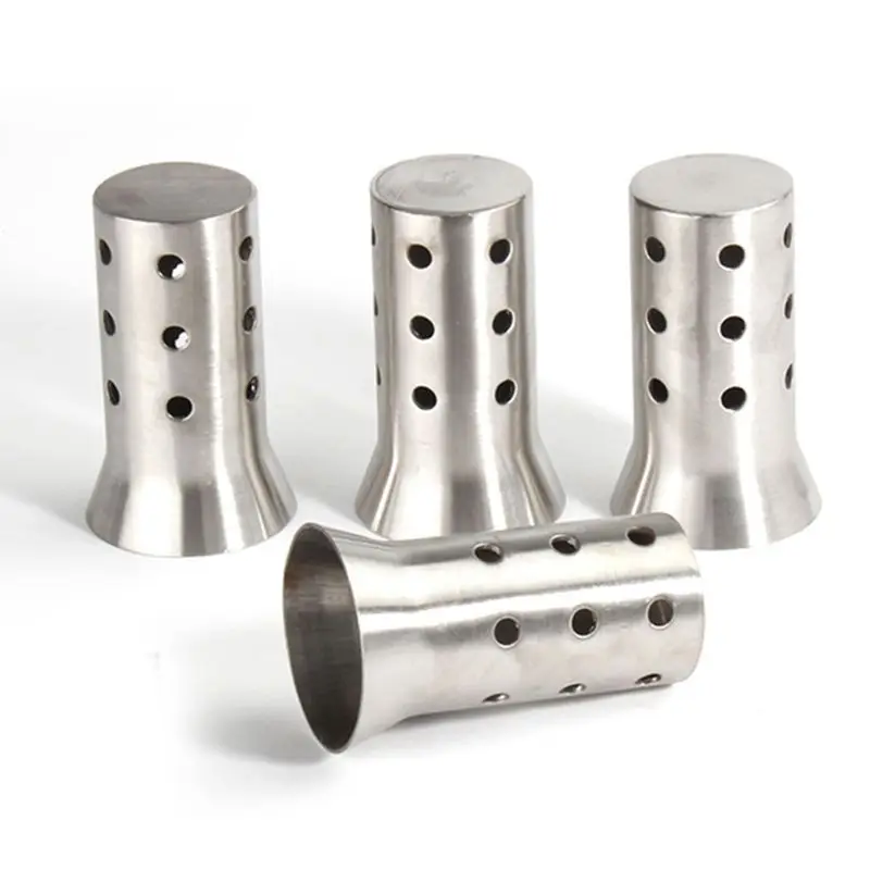 Универсальный глушитель выхлопной трубы из нержавеющей стали 51 мм Глушитель дБ