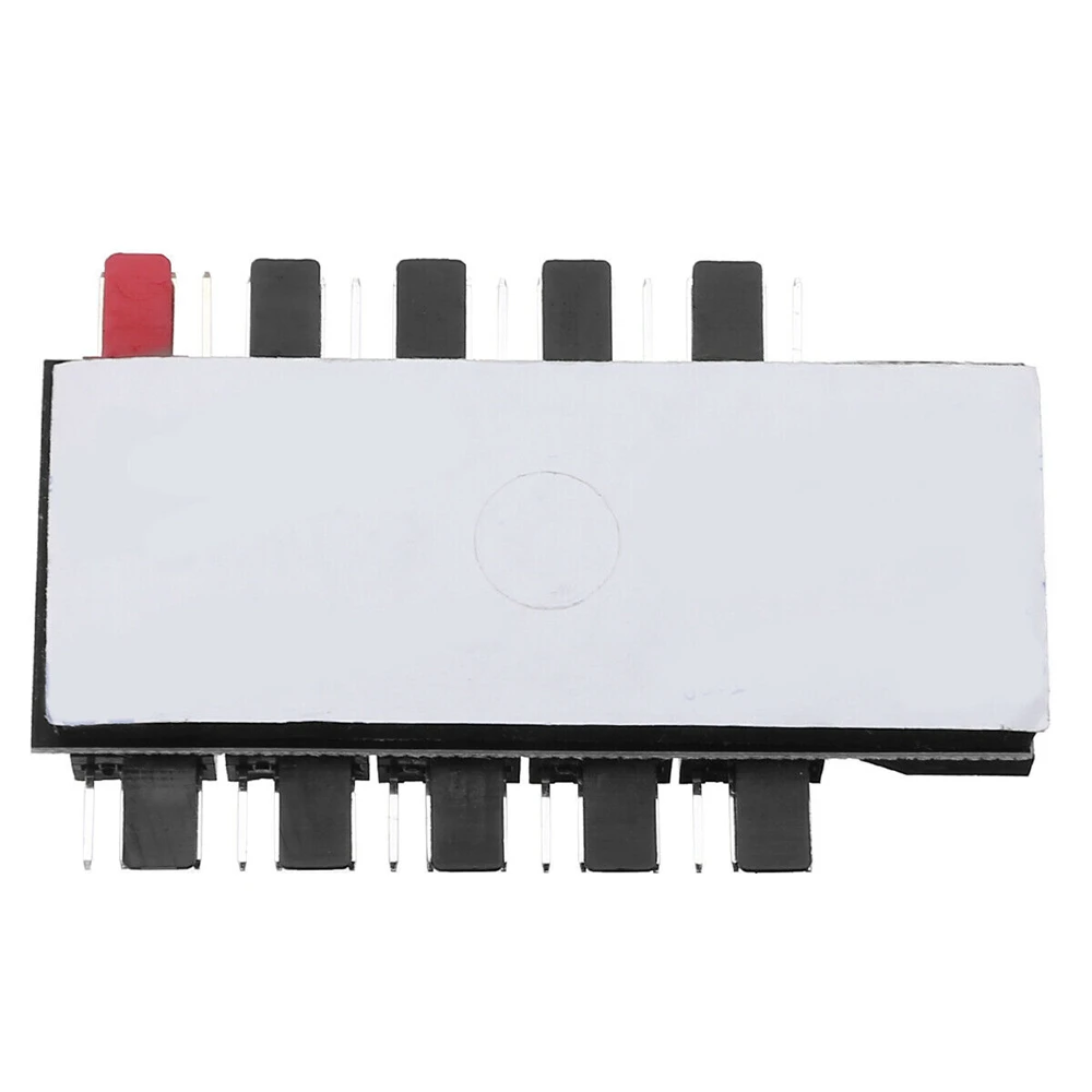 PC 1 to 10 4Pin Cooling Fans Hub Splitter Cable 12V PWM LED Sata Power Suppply Adapter Speed Controller For Computer Mining | Компьютеры и