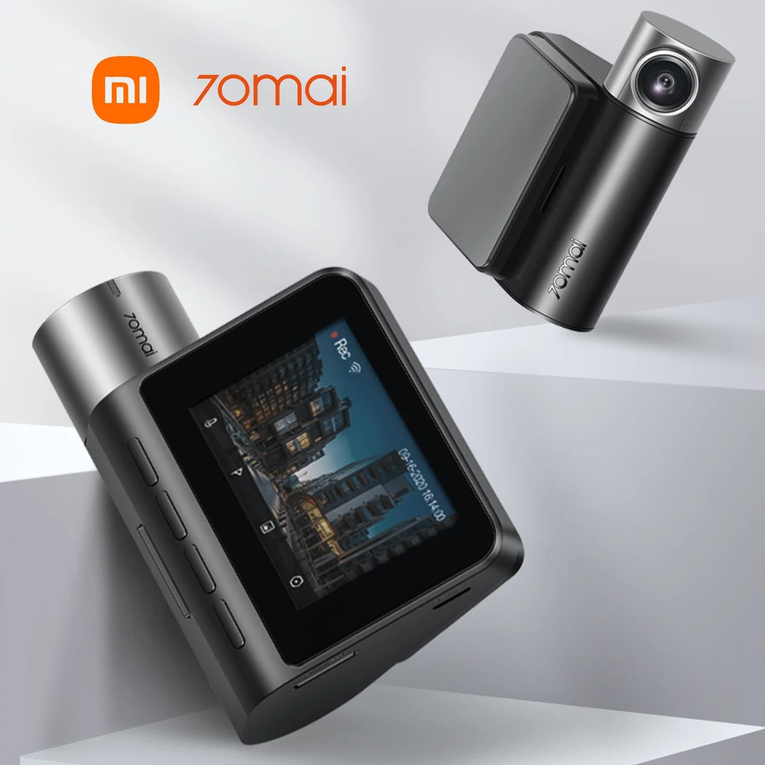 Xiaomi 70mai Dash Cam Pro Plus A500S 1944p GPS Автомобильный видеорегистратор с двойным обзором |