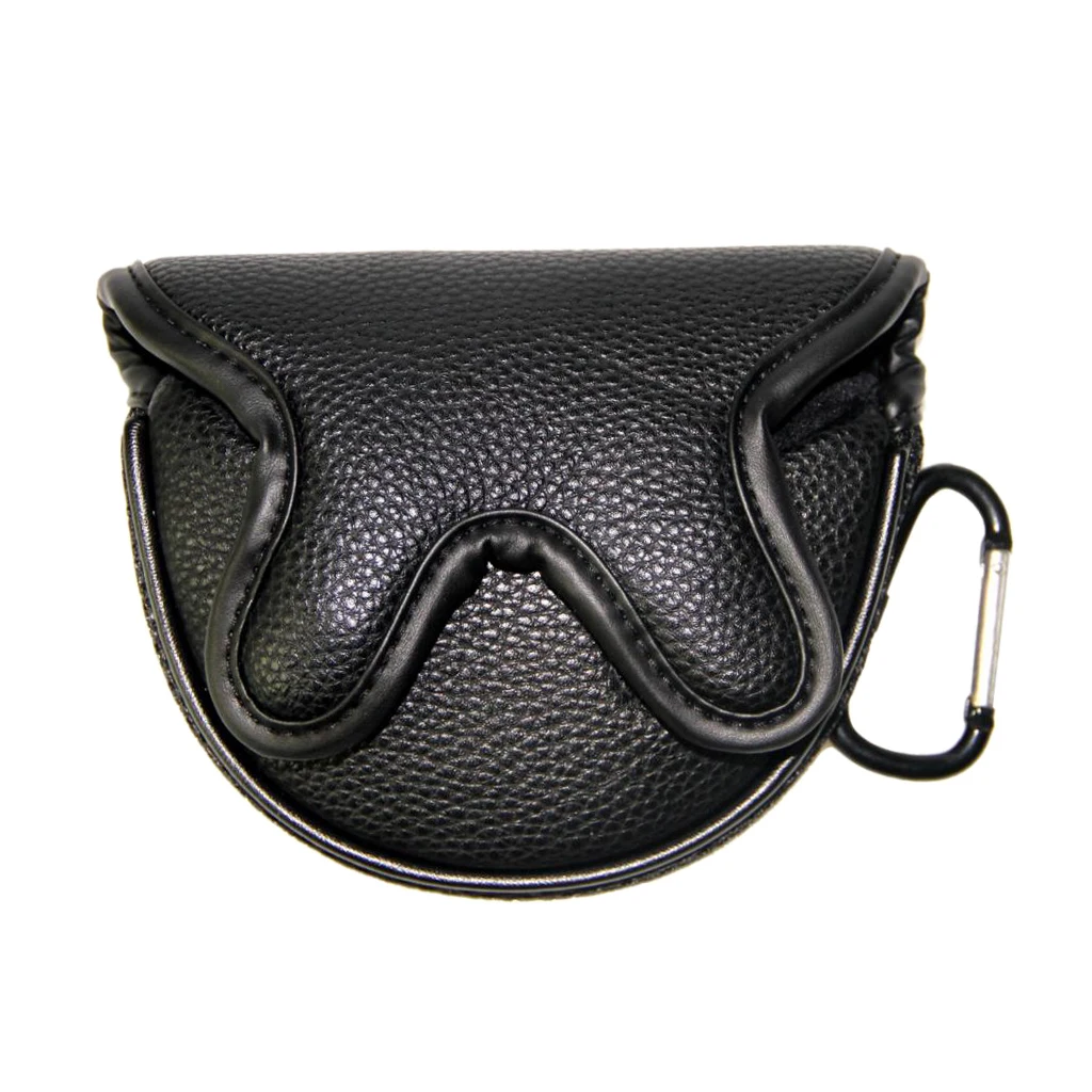 

Waterproof Lightweight Golf Mallet Putter Headcover With Hook PU Leather