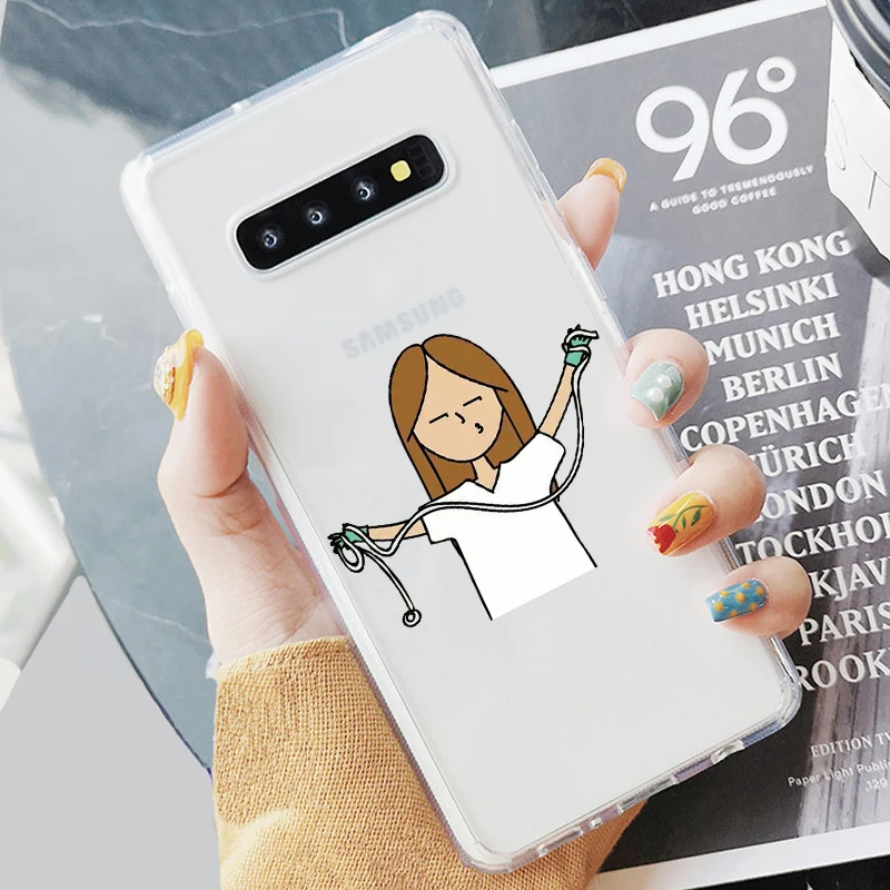 Мягкий ТПУ чехол для телефона Samsung 2017 A5 A50 S7 S9 S8Plus S10 A6 A8P Note8 + | Мобильные телефоны и