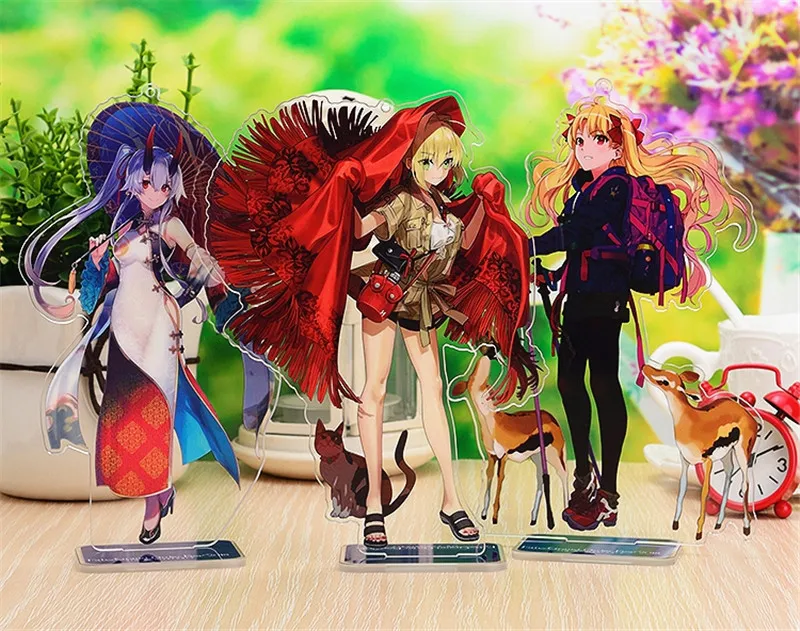 Аниме Судьба большой заказ черный Ereshkigal Abigail Scathach Altera фигурка на акриловой