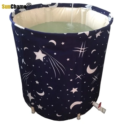 Ванна для взрослых домашняя полноразмерная Складная съемная Удлиняющая ванна