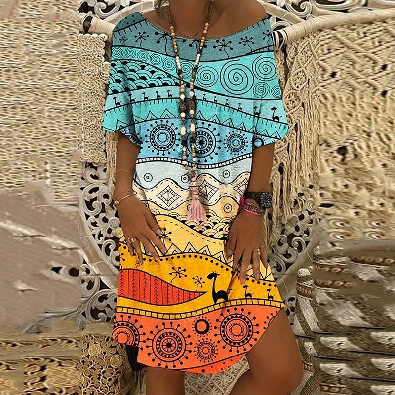 

Women Summer O Neck Sexy Leopard Mini Dress Fashion Map Printing Ladies Party Dress Casual Plus Size Sundress Vestido Streetwear