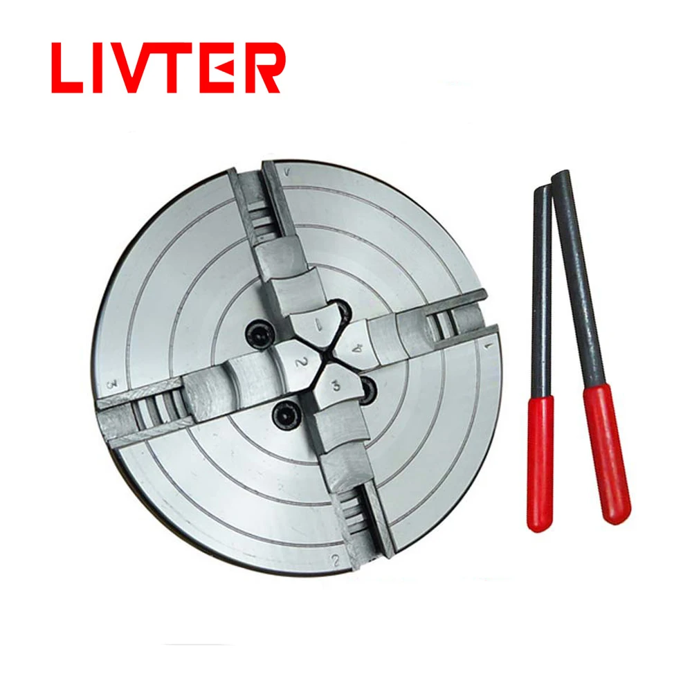 

LIVTER 6 inch 4 jaw lathe chuck / central machinery wood lathe chucks