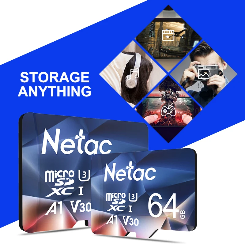 Sd карта Netac P500 A1 32 ГБ 16 100 дюйма|Карты памяти| |