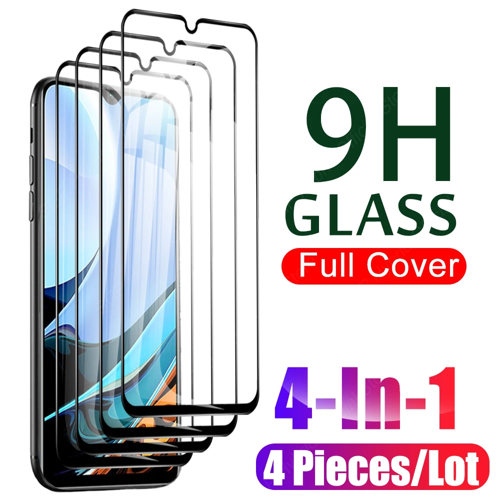 

Защитное стекло с полным покрытием 4 шт. для Xiaomi Redmi 9 T Защитная пленка для экрана на xiomi readmi 9 t9 redmi9 t redmi9t закаленное стекло