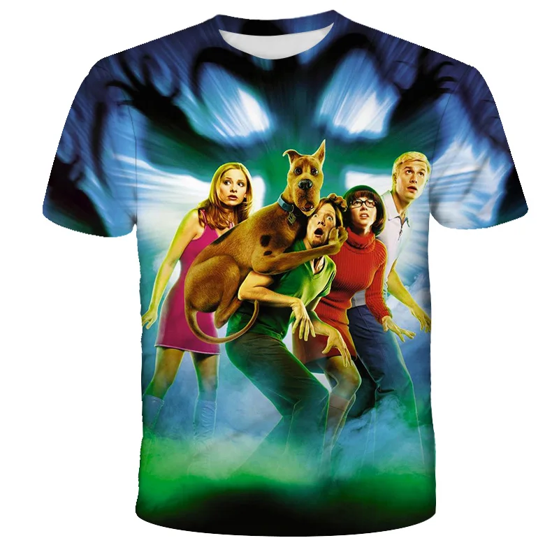 

Anime 3D printed T-shirt Kids Scooby Doo Fashion T-shirt Kids Doo Harajuku Sexy Dog Top Funny T-shirt Boys and girls T-shirts