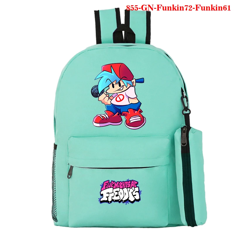 

Muchila Escolar Friday Night Funkin Print Backpack with Pen Bag Casual Knapsack for Teenage Boys Travel Bagpack Children Bookbag