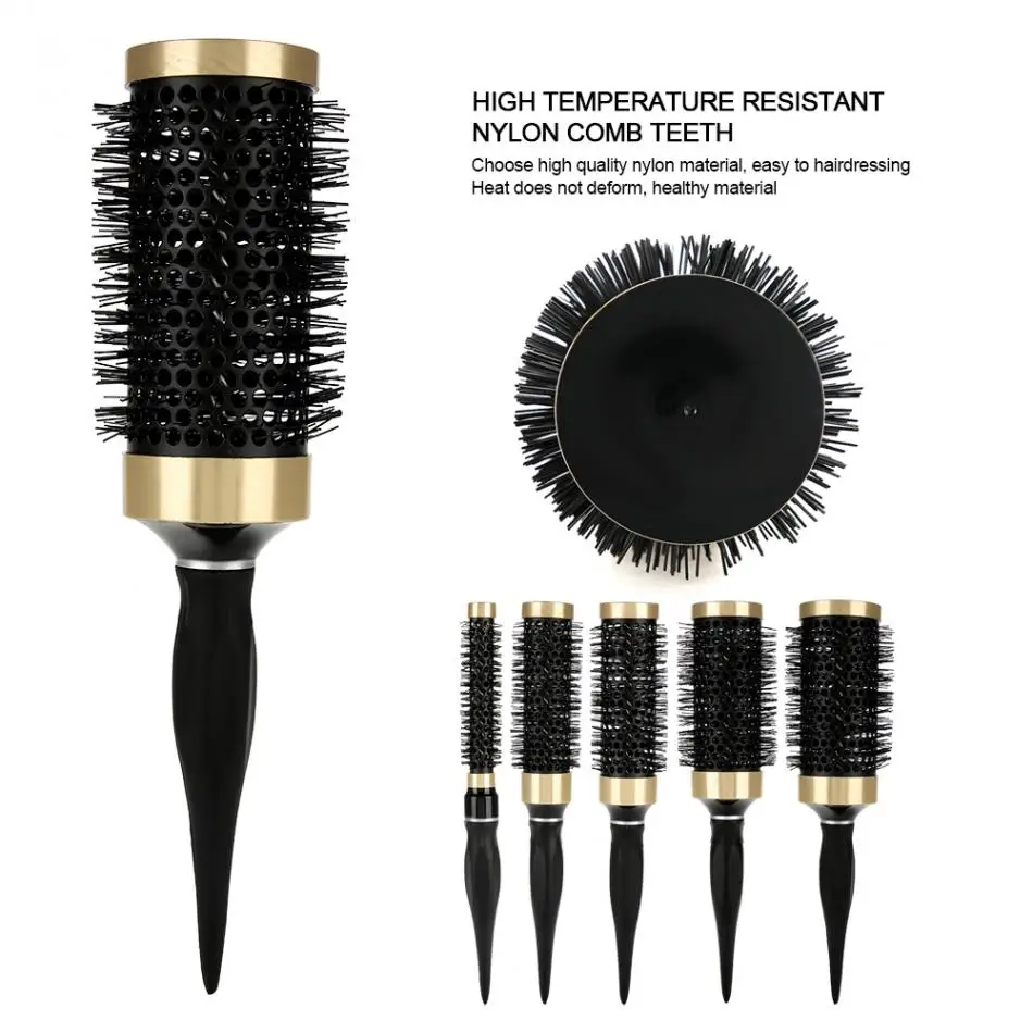 Профессиональная керамическая щетка для парикмахерских нейлоновая