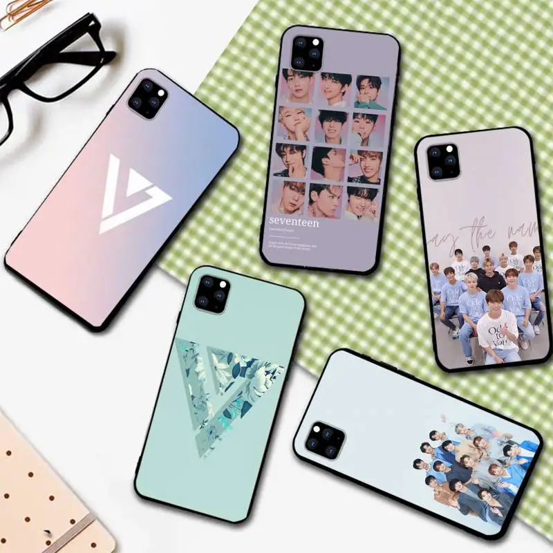 

Seventeen JUN DK JOSHUA kpop Phone Case Phone Case For iPhone 6 7 8 Plus 11 12 ProMax X XR XS SE Max Back Cover