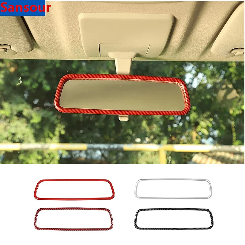 

Sansour Interior Mouldings for Jimny JB74 Car Interior Rearview Mirror Decoration Stickers for Suzuki Jimny 2019+ Accessories