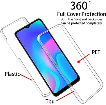 Soft TPU Silicone Front Hard PC Back Transparent Protective Cover For Samsung  J3 J5 J7 2016 J4 J6 J7 J8 2018 M10 M20 M30  Case